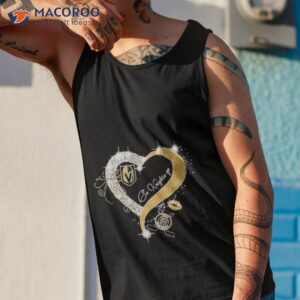 heart vegas golden knights go knights go light shirt tank top 1