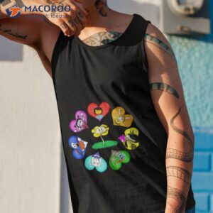 hearts with characters undertale shirt tank top 1
