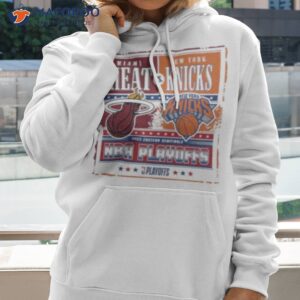 heat vs knicks white hot matchup shirt hoodie