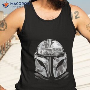 helmet mandalorian shirt tank top 3