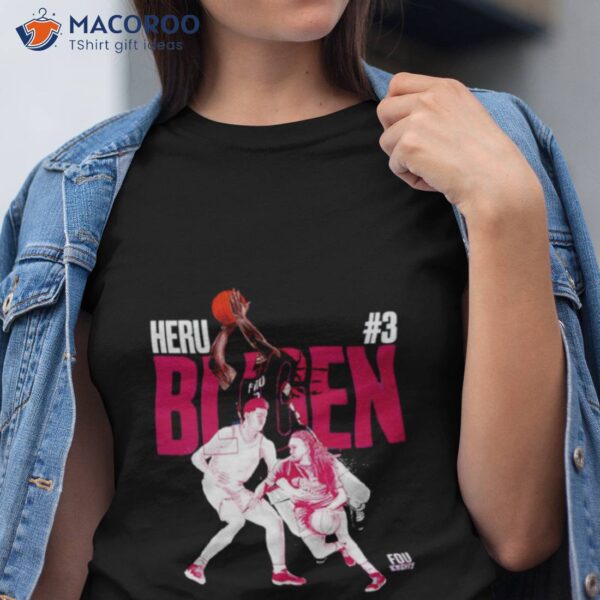 Heru Bligen Fau Ncaa Men’s Basketball Shirt