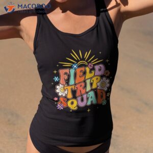 hippie smile face field trip squad groovy day 2023 shirt tank top 2