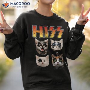 hiss funny cat lover shirt sweatshirt 2