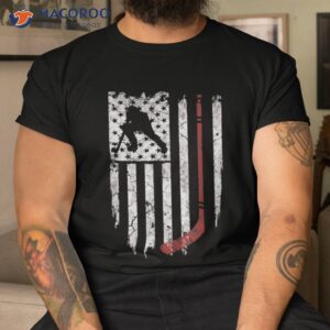 Hockey American Usa Flag Shirt Tee Shirts