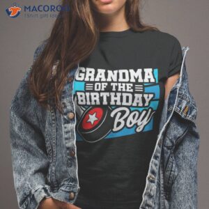 hockey birthday grandma boys shirt tshirt 2