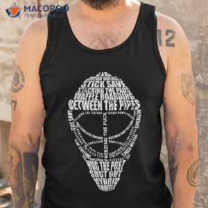 hockey goalie quote tshirt for tank top