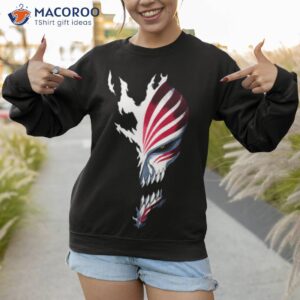 hollow ichigo mask anime bleach shirt sweatshirt