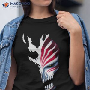 hollow ichigo mask anime bleach shirt tshirt