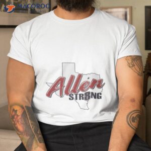 home team prints allen strong shirt tshirt