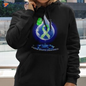 Hope Mental Health Awareness Green Ribbon Butterfly Shirt 1 hope mental health awareness green ribbon butterfly shirt hoodie
