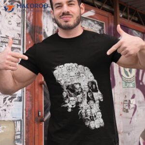 horror movies character skull unisex t shirt tshirt 1