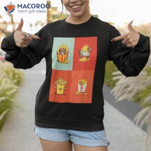 horse french fries shirt sweatshirt