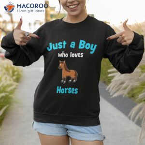 horse shirt for boys kids sweatshirt 1