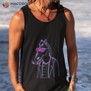 horsin glintch design bojack horseman shirt tank top