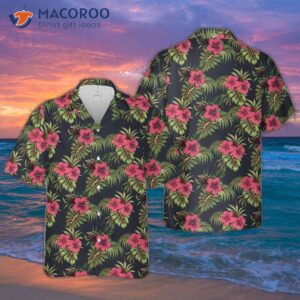 Hot Summer Tropical Seamless Pattern Hawaiian Shirt