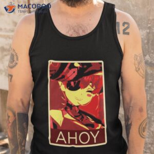 houshou marine ahoy posterized hololive shirt tank top