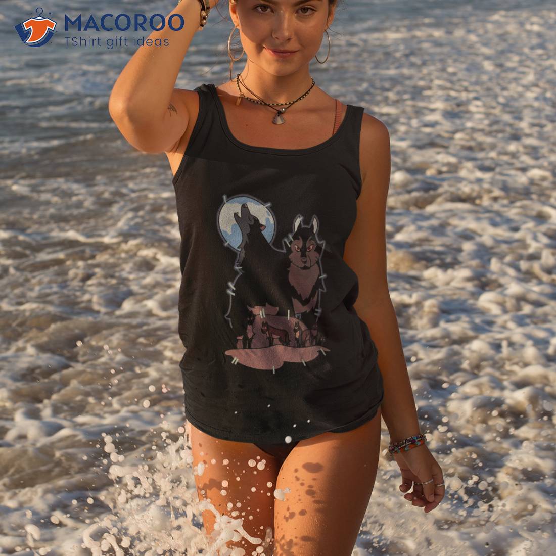 Hunter Wolf Wolves Howling At The Moon Owl House Lovers Shirt Hunter Wolf Wolves Howling At The Moon Owl House Lovers Shirt