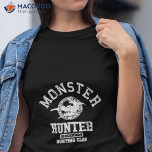 hunting club monster hunter shirt tshirt