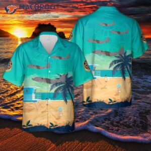 Hurlburt Field, Florida, U.s. Air Force 15th Special Operations Squadron Mc-130h Combat Talon Ii Hawaiian Shirt