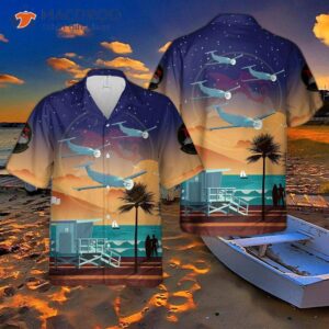 Hurlburt Field, Florida, U.s. Air Force 34th Special Operations Squadron U-28a Draco Hawaiian Shirt