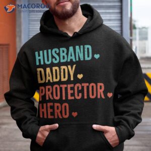 husband daddy protector hero fathers day camo shirt hoodie