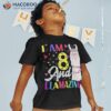 I Am 8 Years Old And Llamazing Llama 8th Birthday Shirt