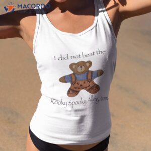 i did not beat the kooky spooky allegation shirt tank top 2