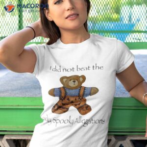 i did not beat the kooky spooky allegation shirt tshirt 1