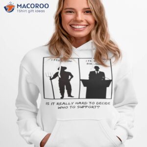 i feed you i feed you bullshit is it really hard to decide who to support shirt hoodie 1