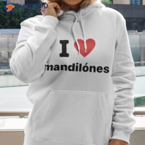 i heart mandilones t shirt hoodie