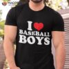 I Love Baseball Boys Shirt