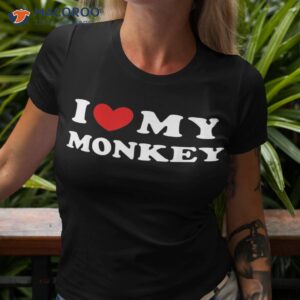 I Love My Monkey, Heart Monkey Shirt