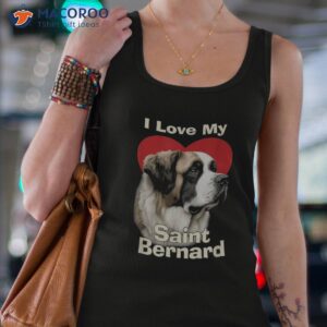 i love my saint bernard st puppy dog shirt tank top 4