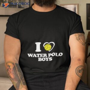 i love water polo boys shirt tshirt