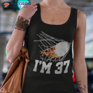 i m 37 sports field hockey player adult 37th birthday shirt tank top 4