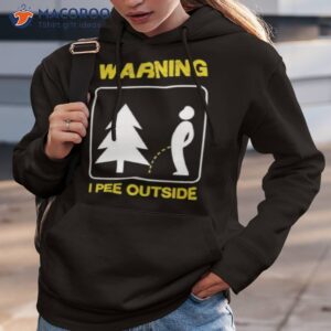 i pee outside camping shirt hoodie 3