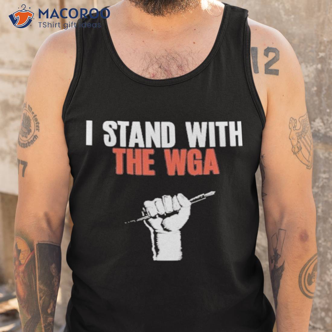 I Stand With The Wga Shirt I Stand With The Wga Shirt
