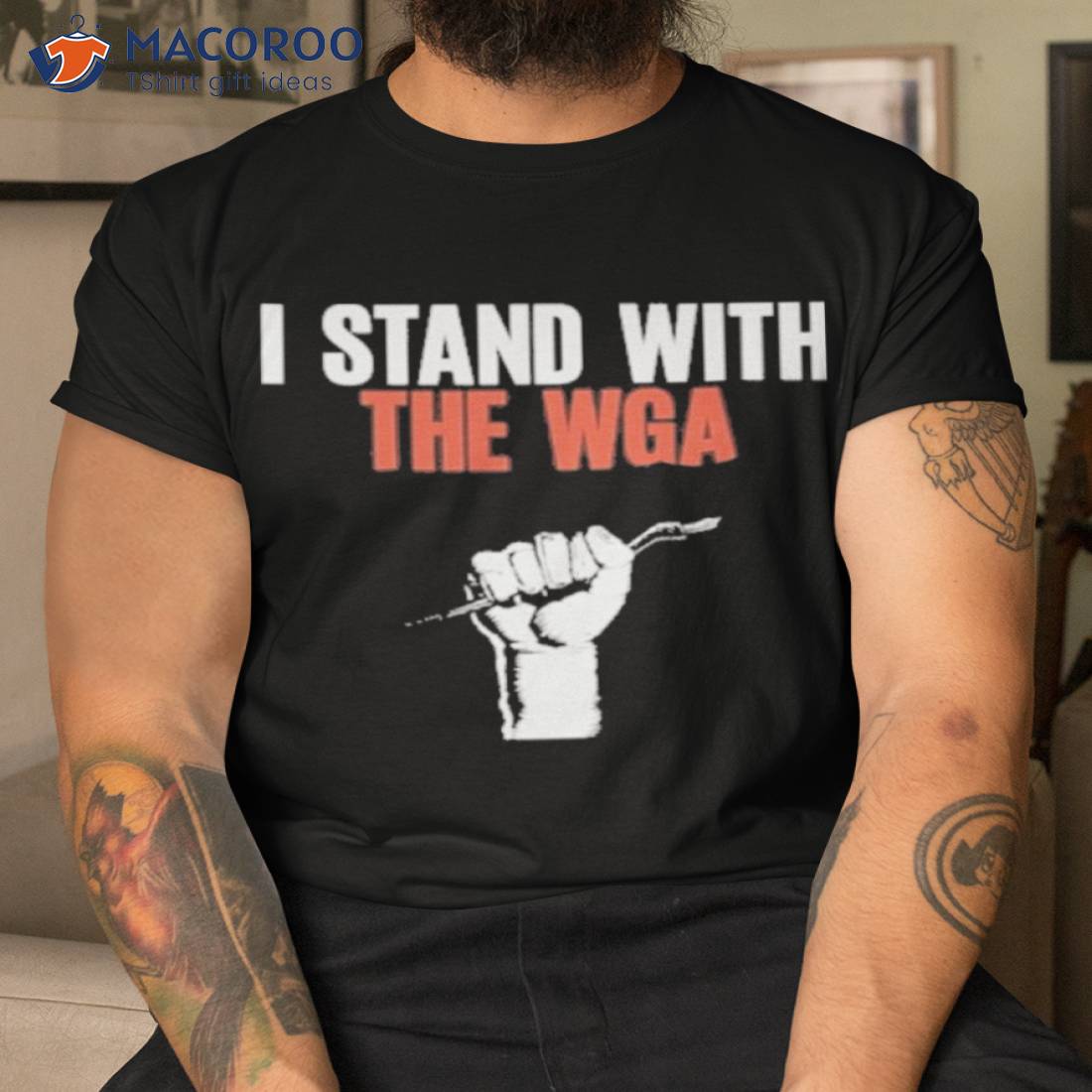I Stand With The Wga Shirt I Stand With The Wga Shirt