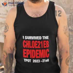 i survived the chloe21e8 epidemic tpot 2023 shirt tank top