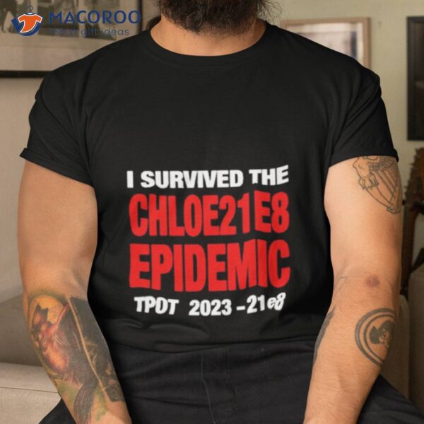 I Survived The Chloe21e8 Epidemic Tpot 2023 Shirt