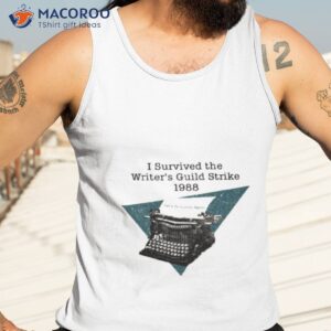 i survived the writers guild strike 1988 shirt tank top 3