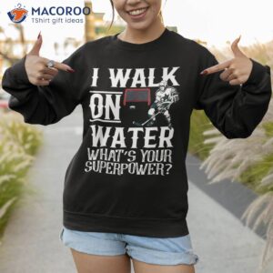 i walk on water ice hockey tee youth shirt sweatshirt 1