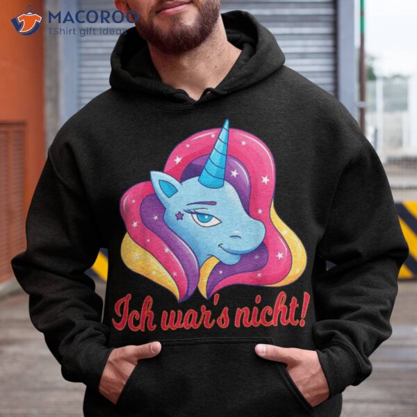 Ich War’s Nicht S&atilde;&frac14;&atilde;Ÿes Unicorn Innocent Gift Shirt