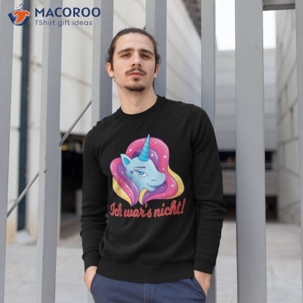 Ich War’s Nicht S&atilde;&frac14;&atilde;Ÿes Unicorn Innocent Gift Shirt