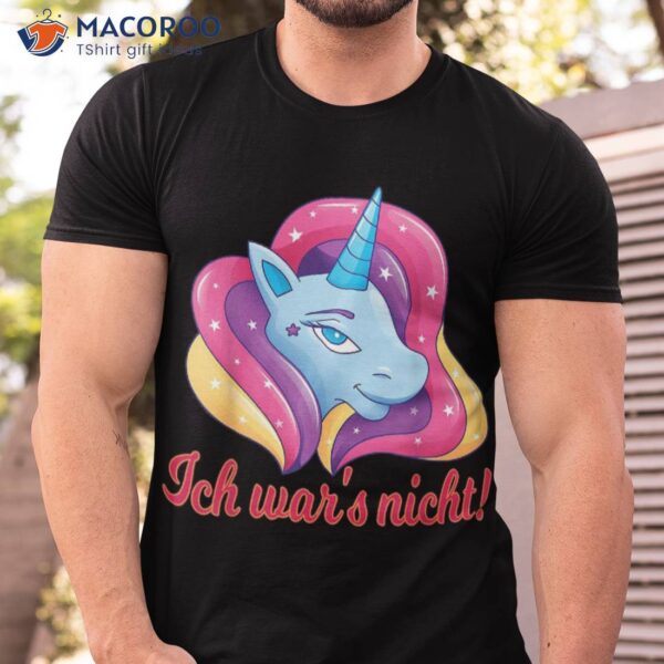 Ich War’s Nicht S&atilde;&frac14;&atilde;Ÿes Unicorn Innocent Gift Shirt