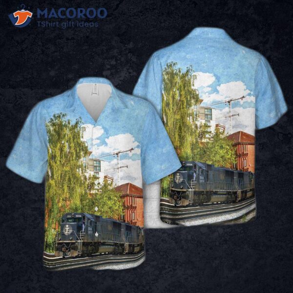 Illinois Central Railroad 1004, Emd Sd70, Hawaiian Shirt
