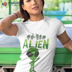 ily alien asl hand gesture deaf hearing loss shirt tshirt 1