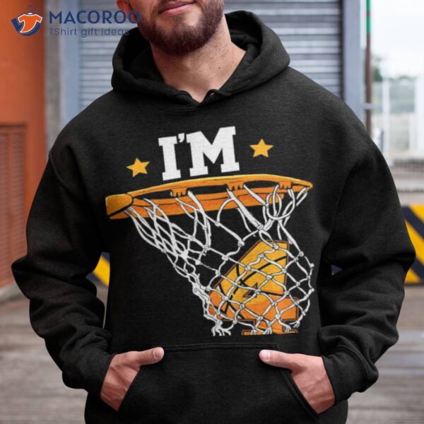 I’m 4 Basketball Theme Birthday Party Celebration 4th Shirt