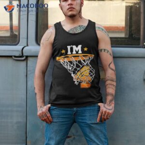 im 4 basketball theme birthday party celebration 4th shirt tank top 2