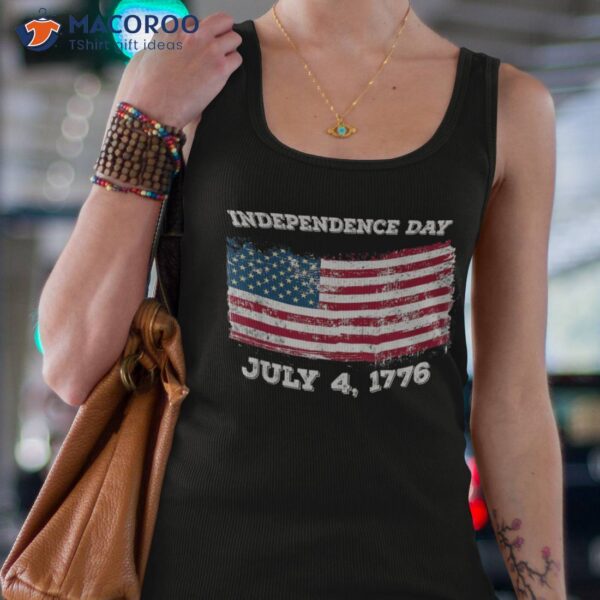 Independence Day July 4 1776 American Flag Shirt
